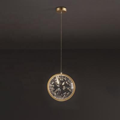 China K9 Modern Modern Gold Refracting Crystal LED Pendant Lights For Dining Room Bedroom Living Room Staircase for sale