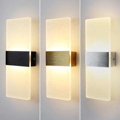 China Lightess Modern Bracket Light Dimmable Living Room Bedroom Hallway LED Wall Mounted Wall Lamps for sale