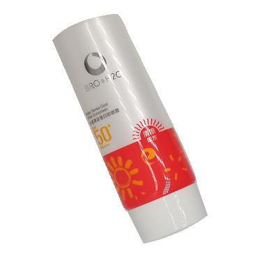 China Cosmetic Sunscreen Packaging Sunscreen Lotion Plastic Cream Tubes Plastic Soft Tube for sale