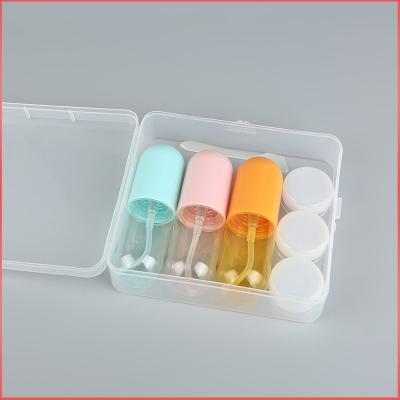 China Cosmetic Plastic Bottle For Bottling Travel Cosmetics A Full Set Skin Cream Packaging Bottle With Pump for sale