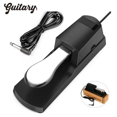 China Durable Universal Black 6.35 Sustain Pedal Damper For Piano Midi Electronic Keyboard for sale