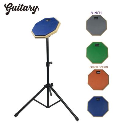 China Durable Professional Practice Drum Pad Stand with 8 Inch Silent Drum Pad for Beginner for sale