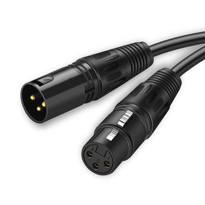 China Xlr cable with connector Premium High Quality OEM Color Audio Mic Microphone Xlr Cable To 1/8 Male To Male Female P 38 Xlr Cable for sale