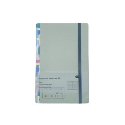 China A5 hardcover notebook for cotton paper with Hot Stamping LOGO on the cover for students for sale