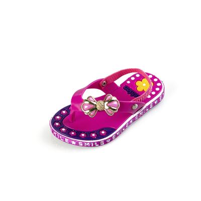 China Breathable Wholesale Famous Brand Flip Flop Slippers For Kids for sale