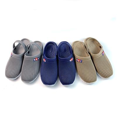 China Anti-odor PVC Fashion Garden Shoes Summer Garden Scenic Shoes Water Raft Wearing PVC Shoes Men Other Sandals for sale