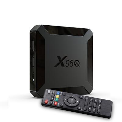 China 4K wifi Oem android tv box X96q Allwinner H313 Android 10.0 media box 1gb 2gb 8gb 16gb smart android tv box 4k for sale