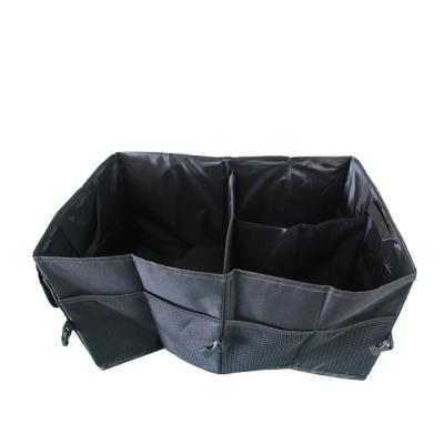 China Simple Color No Pattern Convertible Travel Trunk Trash Can Package For Groceries Car Storage Multi-Compartment Bags for sale