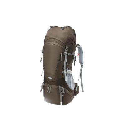 China Waterproof Internal Frame 65L Rucksack Backpack Camping , Camping Hiking Backpack Brand for sale