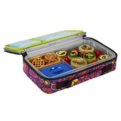 China New Arrival High Quality Insulated Lunch Cooler Bag Lunch Kit With Insulated Bag And Ice Packs for sale