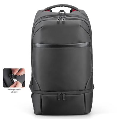 China With High Level Anti-theft USB Laptop Backpack With Left Waterproof USB Polyester Laptop Filling Backpack for sale