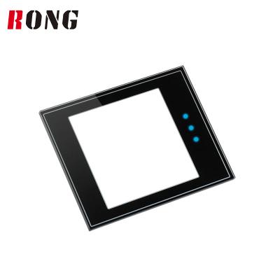 China Leisure Equipments WRONG OEM Factory Customized Shape Size Touch Front Control Graphic Panel Glass for sale