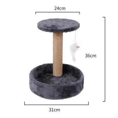 China Wholesale Multilevel Luxury Wooden Tower Stocked Large Furniture Kittens Activity Cat Scratcher Tree House for sale