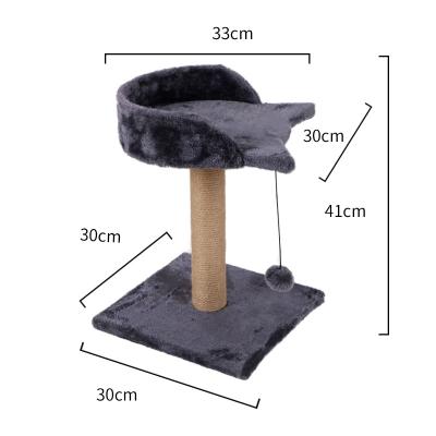 China Cat Scratcher Customizable multi-colored multifunctional stocked Cat Toy Tower Cat Tree Tower 2022 for sale