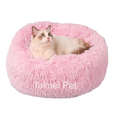 China Mechanical Washing Hot Selling Cat Bed Washable Foam Plush Super Soft Dog Bed for sale