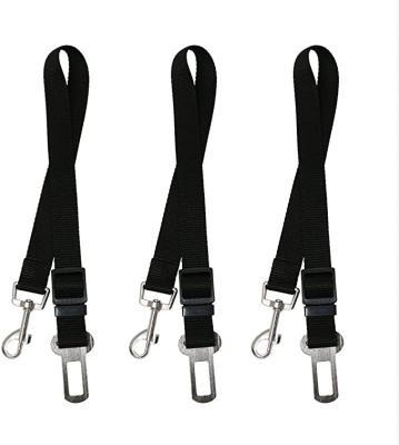 China Wholesale Adjustable Heavy Duty Stocked Dogs Safety Leads Car Seat Belts for sale