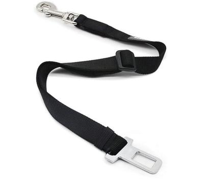 China Custom Logo Vehicle Car Pet Stocked Adjustable Seat Belt for sale