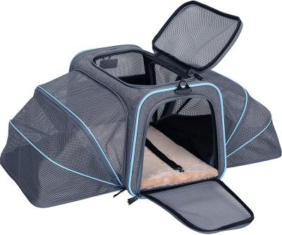 China Large Outdoor Portable Airline Travel Airline Dog Cat House Pet Carrier Bag Eco-Friendly Recycled Pet Backpack Carrier for sale