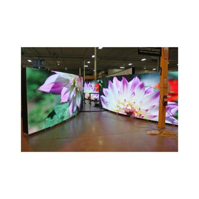 China Curved building/gymnasium/real estate manufacturer P2.9 P3 P3.91 outdoor professional indoor led screen for church /conference events for sale