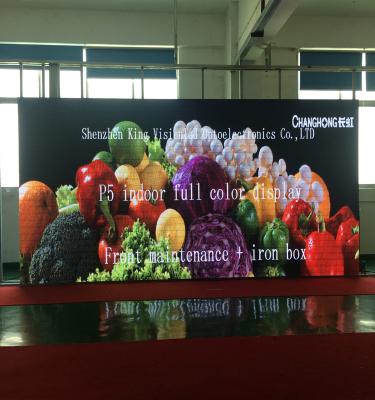 China King Visionled P5 Indoor Full Color LED Screen Indoor Front Maintenance LED Display Fixed Installation Display Screen for sale