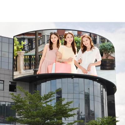 China Outdoor King Visionled P6.6 P5 p6 building/gymnasium/real estate advertising single double sides led screen display outdoor p10 for sale