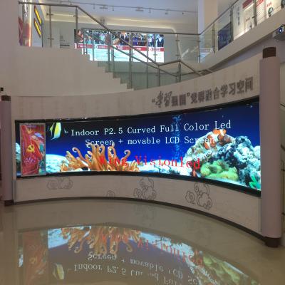 China King Visionled P2.5 Indoor Arc Full Color LED Display Screen Internal Structure LED Screen for sale