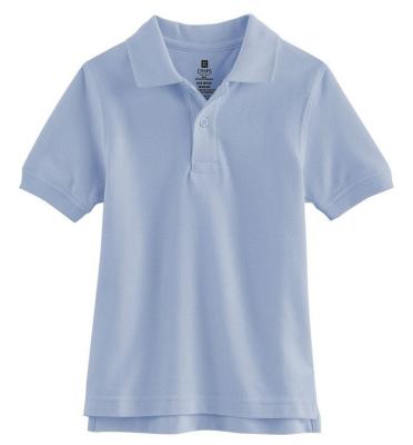 China Poly Pique Solid Cotton Kids School Uniform Polo Shirt for sale