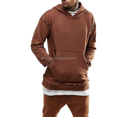 China Custom faded pullover anti-pilling hoodie without string for sale