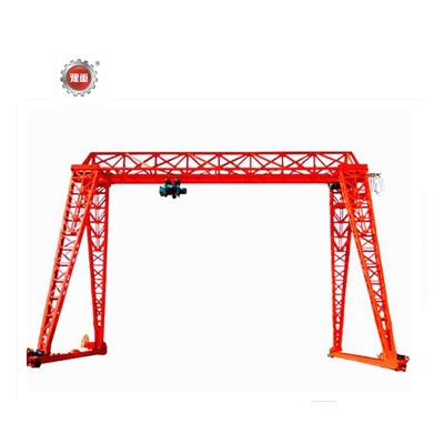 China Gantry Crane Workshop Mechanical Grab Single Beam Gantry Crane with Crane Truss Electric Gantry Crane 35 Ton for sale