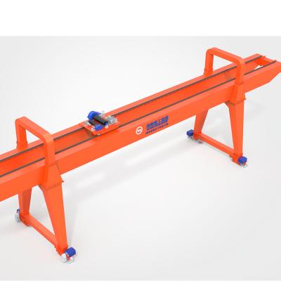 China RMG Gantry Crane Double Girder Gantry Crane Electric Rail Mounted Gantry Crane 10 Ton 20 Ton 30 Ton for sale