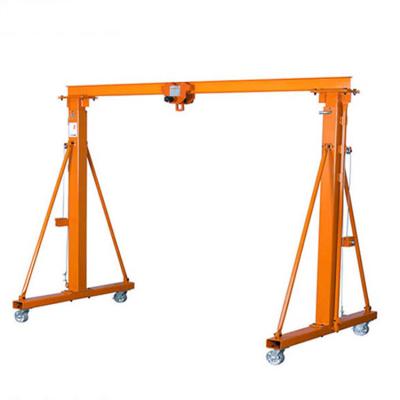 China Simple structure manual small gantry crane mini gantry crane electric hoist portable gantry crane for sale