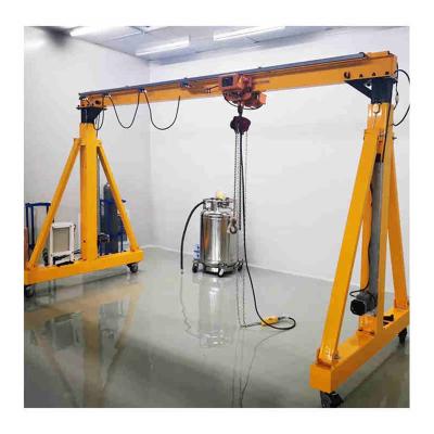 China Electric Portable Gantry Crane Workshop Portal Gantry Crane 2T 3T 5T ​​Small Mobile Gantry Crane for sale