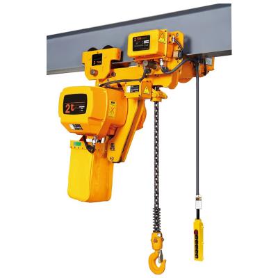 China Goods lifting equipment hoist winch chian crane 220v 5 ton chain trolley electric chain hoist for sale