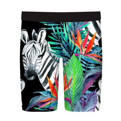 China Custom Boxers Sublimation Antibacterial Printed Custom Logo Boxer Briefs Shorts Underwear Men's Briefs and Boxers for sale