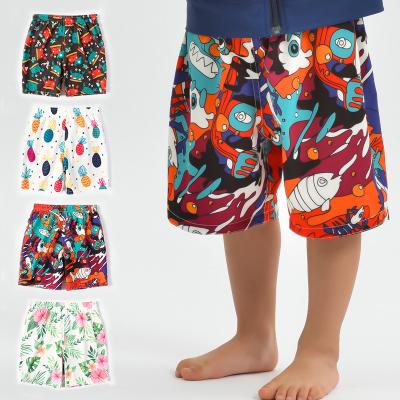 China Wholesale Breathable Kids Swim Shorts 4 Way Stretch Kids Swim Board Shorts Boys Swimming Trunks Wear Kids Beach Surf Shorts for sale