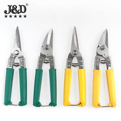 China Industrial Grade Universal Cutting Tin Snips Metal Keel Handmade Scissor Decoration Special For Strong Aluminum Gusset Electrician's Scissors for sale