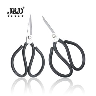 China Alloy Steel Paper Tailor's Cutting Scissors Cloth Cutting Industry Scissors Household Black Antirust Leather Scissors For Clothing for sale