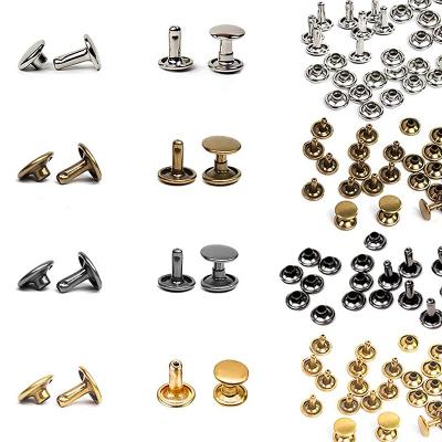 China Home/Factory Rivet Copper Metal Installation Tool Kit 6mm 8mm Button Jacket Children's Clothing Snaps Kit Four Color for sale