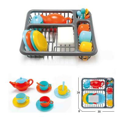 China Plastic Kids Kitchen Play Set Plastic Toy Tea Set for sale