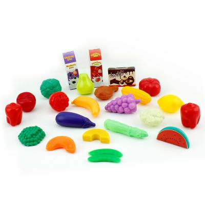 China Kitchen Play Plastic Plastic Set Cutting Vegetables Toy for sale