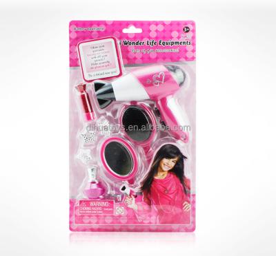 China Toy Hair Dryer Girls Pretend Hair Beauty Set Educational Toy for sale