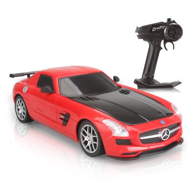 China 2.4G P&C Toy Mercedes Benz SLS AMG Licensed 2.4 GHz Scale RC Car 1:16 Scale RC Model Car For Kids,Black,Red-12KM for sale