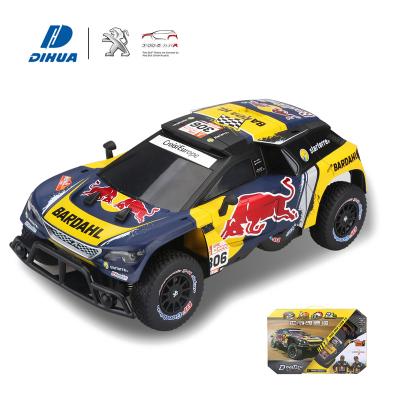 China RC Hobby Off Road RC Racing Car Official Licensed 1:16 To Measure Remote Control Car Red Bull PEUGEOT 3008 All Terrain Vehicles - 15km/h for sale