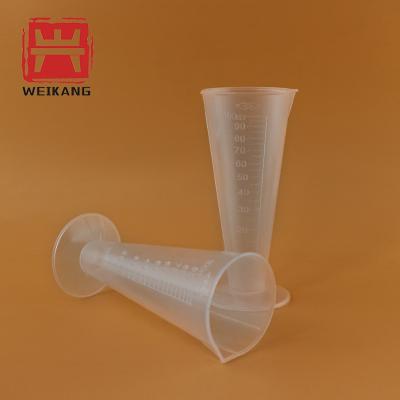 China Plastic graduated cycinder liquid measuring cup 30ml 50ml 100ml for sale