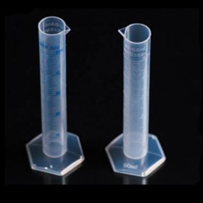 China Laboratory material factory pp measuring tube direct sale customized plastic cylinder 1000ml for sale