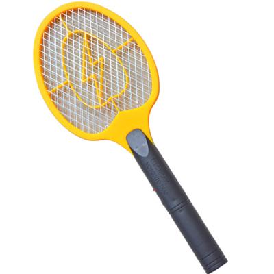 China Sustainably Supply Size AA Size Electric Mosquito Swatter Bug Zapper Racket Fly Killer Battery Operated Electric Bug Catcher With Dual Switch for sale