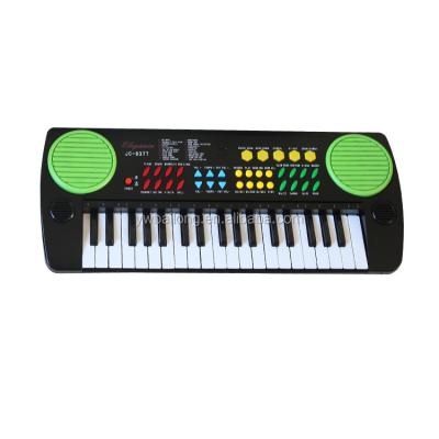 China Plastic Miniature Musical Piano Kids Toy Piano With Microphone for sale