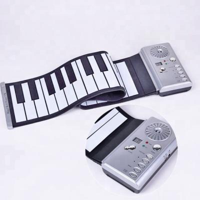 China Digital 37 Keys Roll Up Piano Toy Musical Instrument Flexible Piano Keyboard for Kids Children Rolling Piano for sale