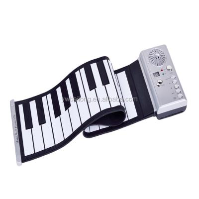 China Educational Toy Hot Selling Flexible Electronic Foldable Piano Roll 37 Key Programmable Keyboard Piano Master Digital China For Students for sale