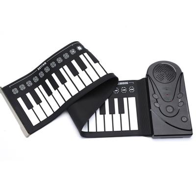 China De Toy Wholesale Price Portable Silicone 49-Key Digital Roll-Up Piano Educational Equipment For Kids Portable Durable Piano Keyboard for sale